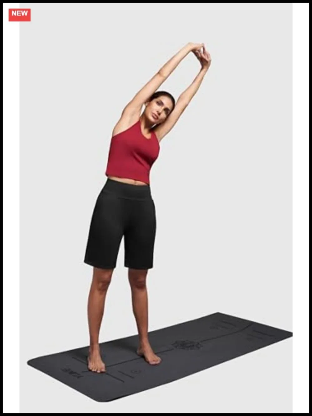 High-Waisted Bermuda Shorts with Pockets Quick-Dry Athletic Running Yoga